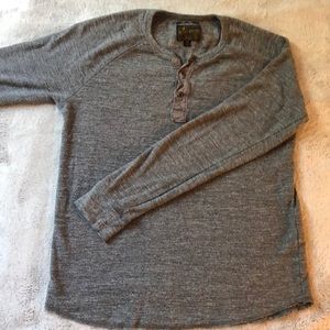 LUCKY BRAND LONG SLEEVE HENLEY